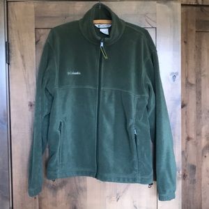 Men’s Green Columbia Fleece Jacket